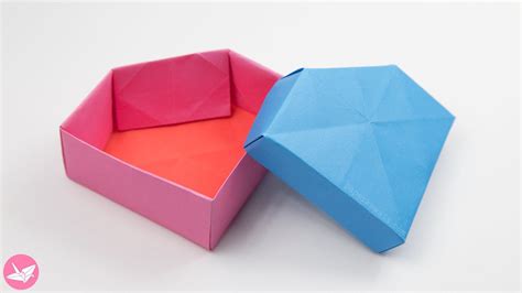Learn How To Make A Pretty Origami Gem Box And Lid This Intermediate