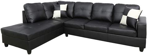 Buy Beverly Fine Furniture Faux Leather Sectional Set Living Room L