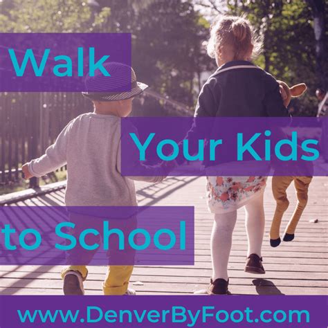 The Walk Your Kid To School 1 Mile Radius Challenge Denver By Foot
