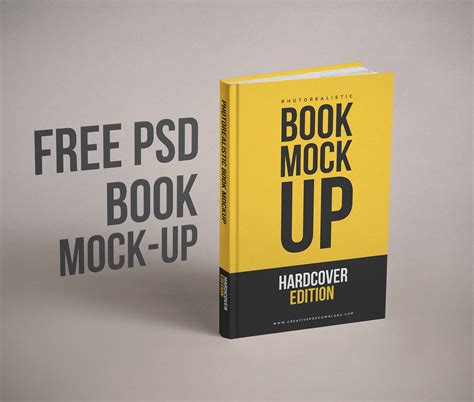 Realistic Book Cover Free Psd Mockup Behance