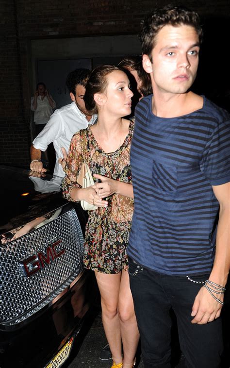 Leighton Meester And Sebastian Stan In Nyc Celebrity Couples Photo