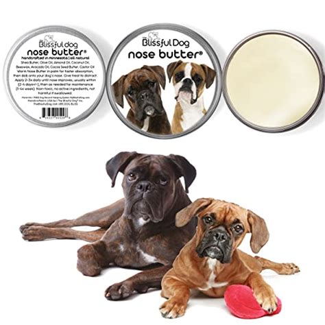 The Blissful Dog Boxer Duo Nose Butter Dog Nose Butter 4 Ounce