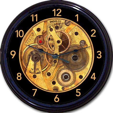 Gothic Steampunk Alternative Subculture Styles Steampunk Wall Clock