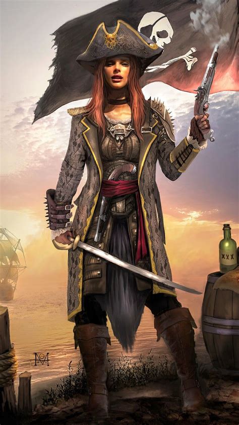 Pin By Vorpine On Fantasia Fantasy Art Warrior Pirates Pirate Woman