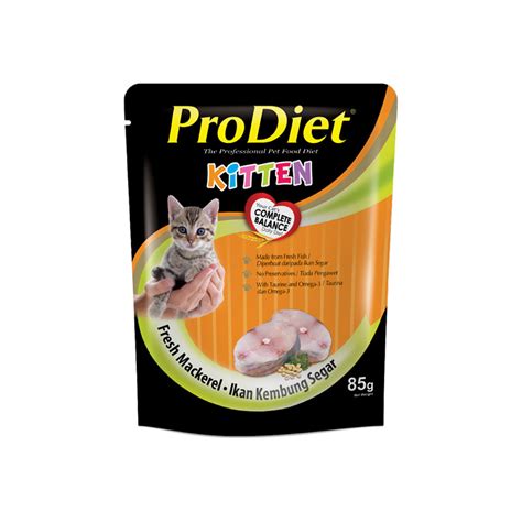The good news is that i have a lot of experience when it comes to kitten nutrition and have painstakingly scoured the internet for the best options for your kitty. Kitten Fresh Mackerel - ProDiet®