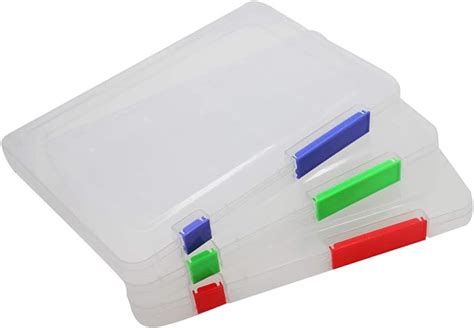 A5 Plastic Portable Project Cases Document File Folder Case Clear