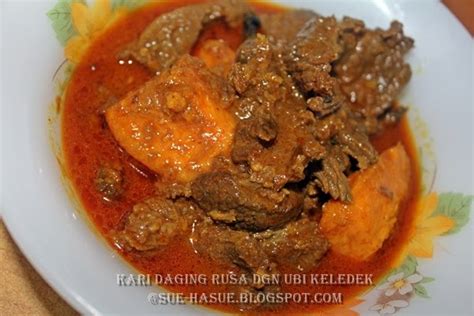 Kalau ingin dapat cita rasa otentik. HaSue: I Love My Life: Kari Daging Rusa wif Ubi Keledek