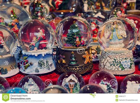 Christmas Snow Globes Editorial Photography Image Of