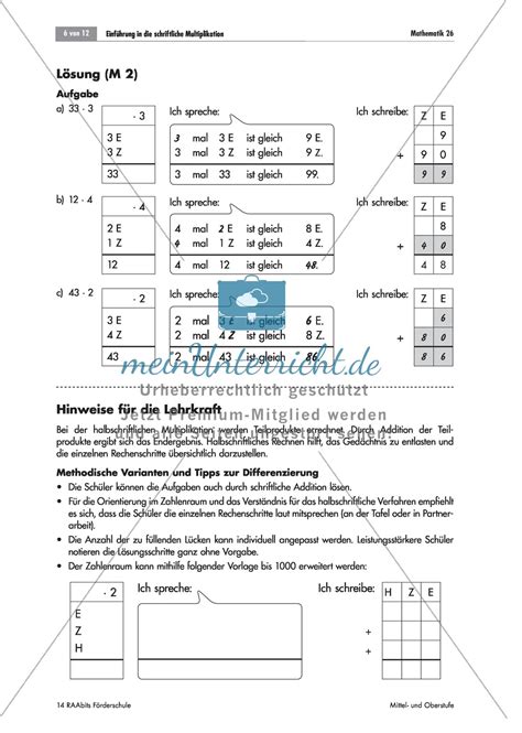 » seite 5 von 10. Tafelbilder zur Einführung in die schriftliche ...