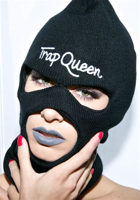 Tons of awesome xxxtentacion and ski mask the slump god wallpapers to download for free. Petals and Peacocks Trap Queen Ski Mask | Dolls Kill | Looks