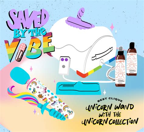 saved by the vibe 5 unicorn wand new le wand massager