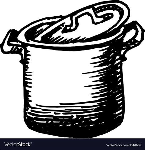 Saucepan Royalty Free Vector Image Vectorstock