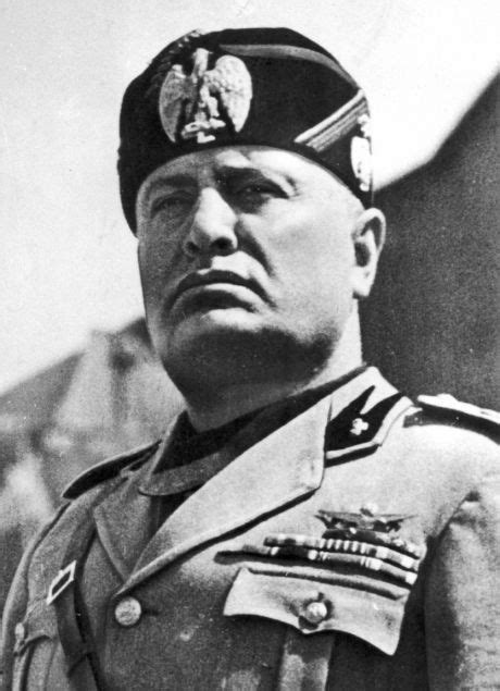 Benito Mussolini Italian Dictator International Inside