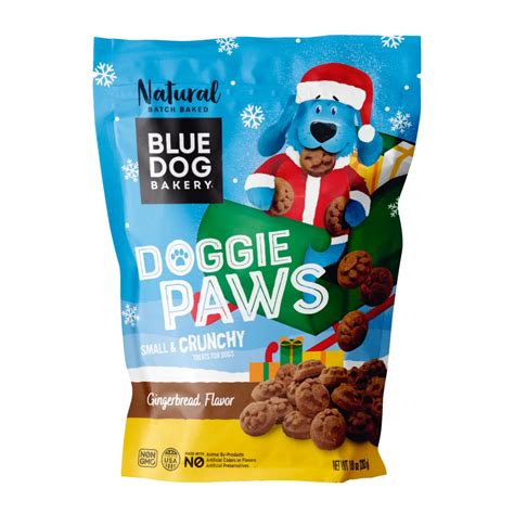 Blue Dog Bakery Santa Paws Gingerbread Dog Treats Shop Dental Treats