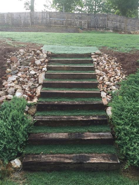 Each stair is supported on one side only. The Counting Courseys: outdoor stairs update