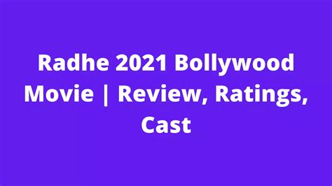 Radhe 2021 Bollywood Movie Filmyzilla