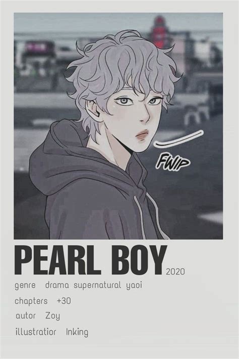 Pearl boy | minimalist poster | Manga love, Manga books, Anime films