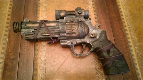 Steampunk Gun Revolver Mk1 Pistol For Cosplay By