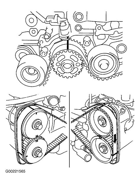 2004 Subaru Forester Serpentine Belt Routing And Timing Belt Diagrams