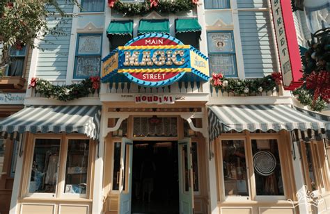 Main Street Magic Shop On Disneylands Main Street Usa