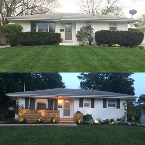 Before And After Complete Remodel New Deck And Landscaping Done By