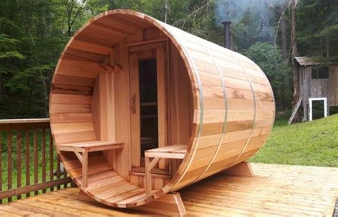 Dundalk Leisure Craft Clear Cedar Barrel Sauna Barrel
