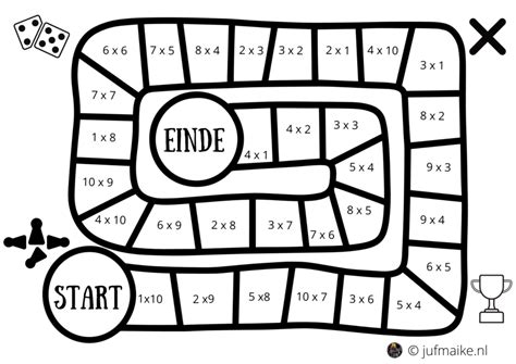 Tafels Oefenen Spel Juf Maike