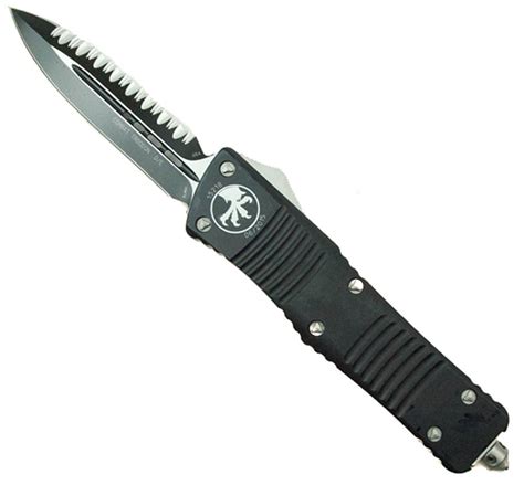 Microtech 142 3 Combat Troodon De Otf Auto Knife Full Serrated Black