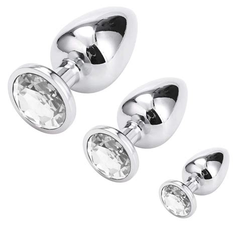 Set Of Butt Plugs Womens Anal Toy Plug Stainless Steel Anal Etsy