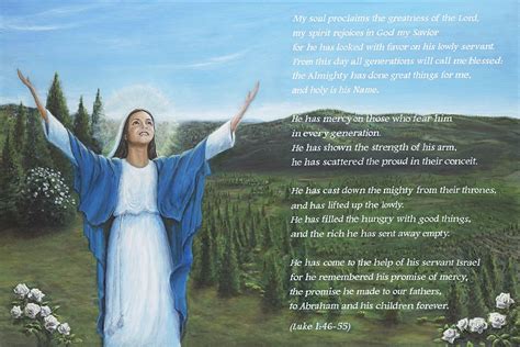 The Canticle Of Mary Magnificat 24 X 36 Painting That I Made