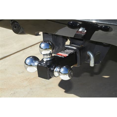 It will enable you to transport all types of recreational vehicles as well as moving and utility trailers. Triple Ball Trailer Hitch