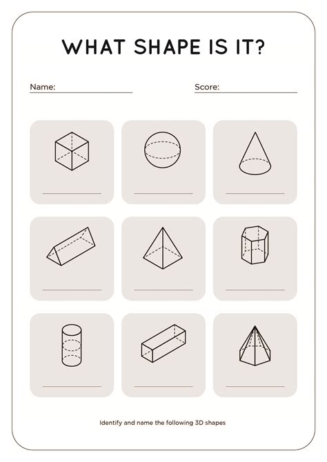 5 Best Images Of Printable 3d Shapes Kindergarten 3d Shapes