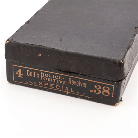 Colt Police Positive Special With Original Box Cowans