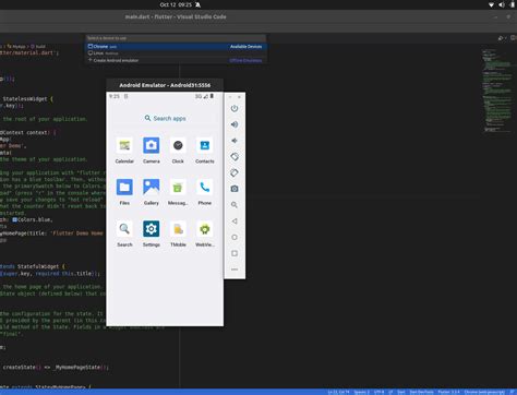 Visual Studio Code Android Emulator Not Detected In Vscode Ubuntu