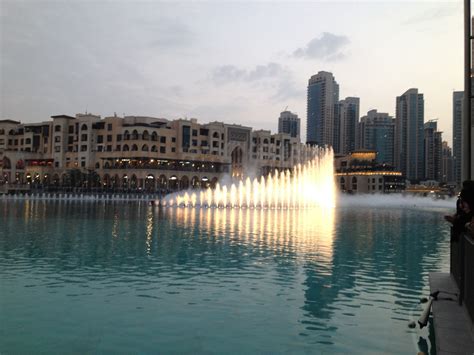 Dubai Fountain Travel Dubai Skyline