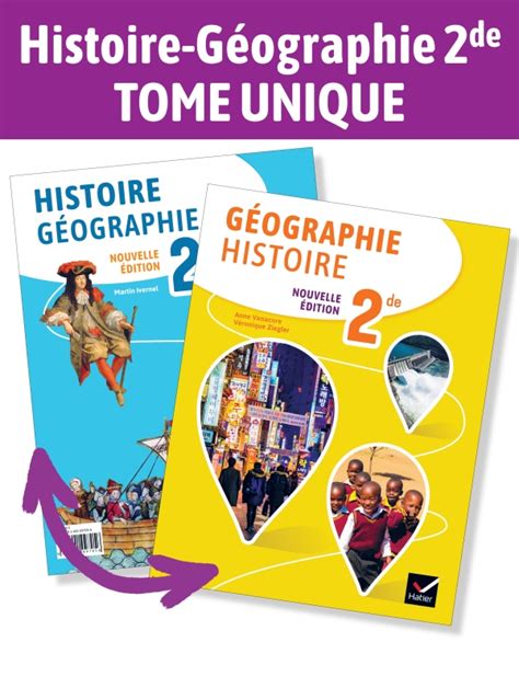 Histoire Géographie 2de Éd 2023 Livre De Lélève Editions Hatier