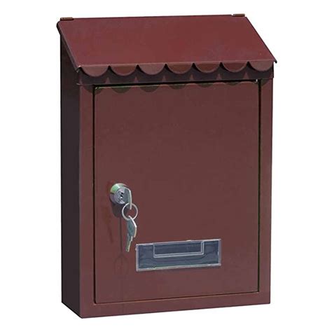 Buy Metal Rustproof Wall Mailbox Post Box Wall Ed Key Locking Premium