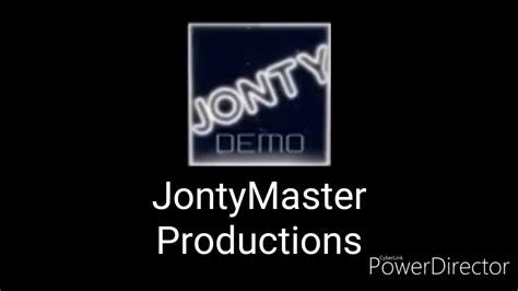 Jontymaster Productions Logo January 16 February 19 2020 Youtube