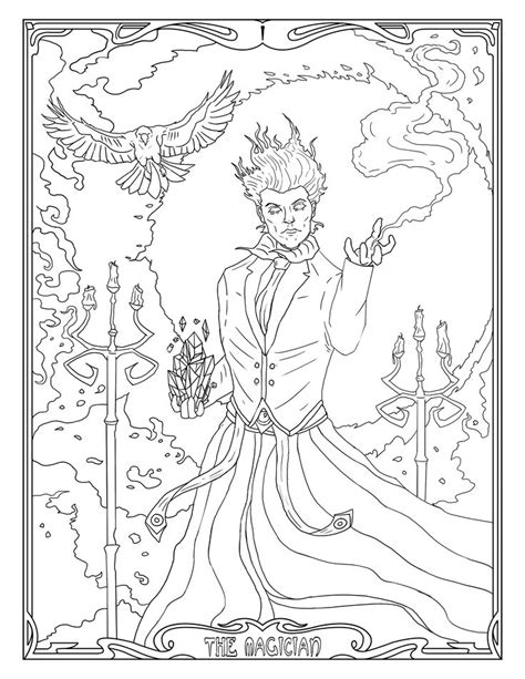22 Wizard Coloring Pages For Adults Inactive Zone