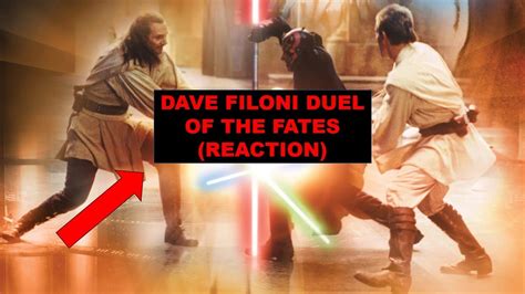 star wars duel of the fates explanation by dave filoni reaction youtube