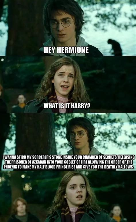 Hermione Gets Confused Harrypottermemes In 2020 American Funny