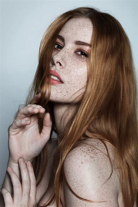 Ice Fire Redhead Redhair Paleskin Girl Woman Model Photoshoot