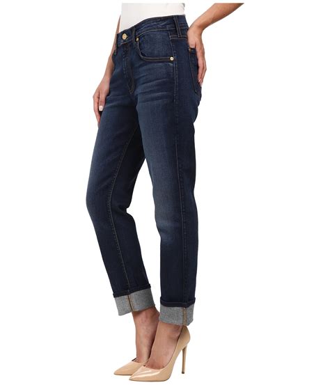 For All Mankind The Relaxed Skinny In Slim Illusion Rich Vibrant Blue