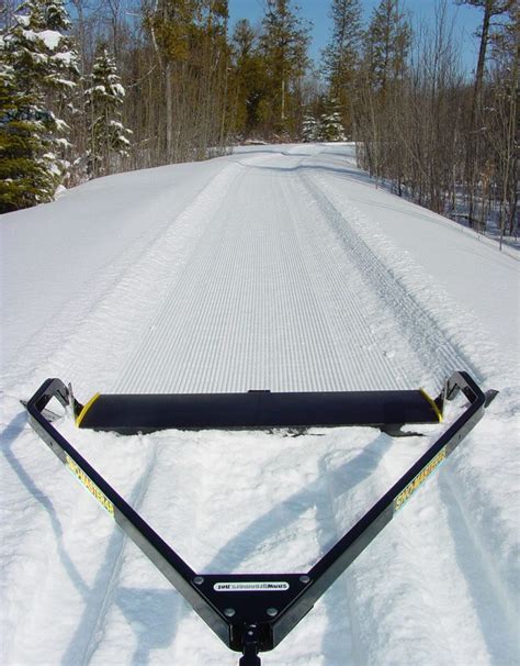 Wide Trail Groomers For Leveling And Compacting Snow Trails