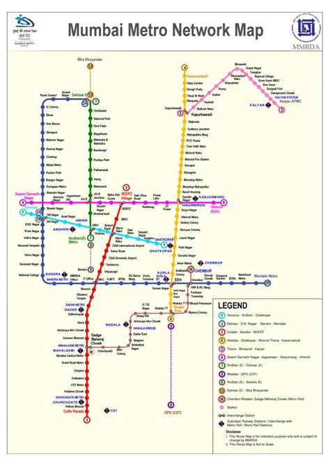 Mumbai Metro Trains 2022 Routes And Lines