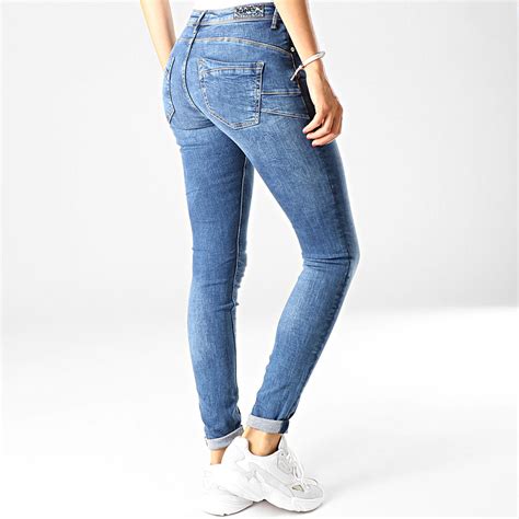 Only Jean Skinny Femme Push Up Allan Bleu Denim