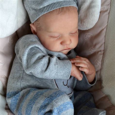 Asleep Baby Boy Lifelike Newborn Carley Handsome Full Body