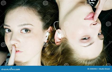 Girls Keeping Secrets Royalty Free Stock Image Image 2500456