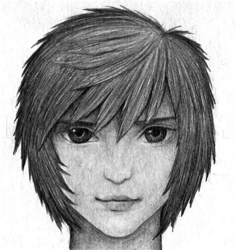 How To Draw Anime Hair In Pencil Step By Step Drawing Guide By