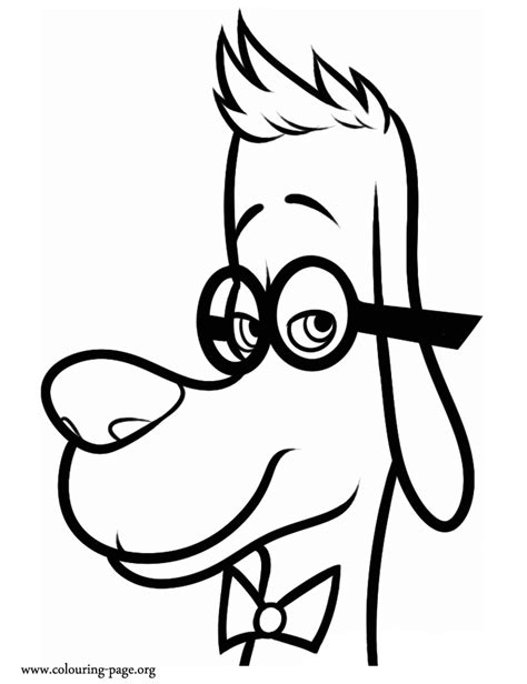Mr Peabody And Sherman Mr Peabody Coloring Page